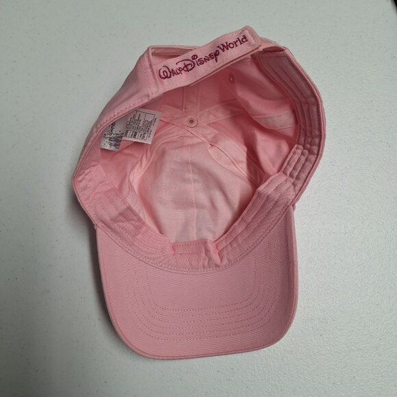 Walt Disney World Mickey Pink Hat Youth Adjustable Cap Girl Princess Vacation - Picture 2 of 6